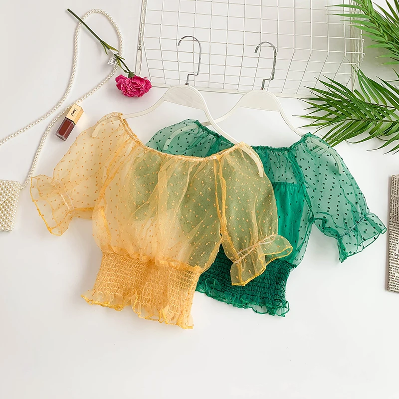 Blusas femininas de Verao 2019 сексуальная прозрачная сетчатая туника с открытыми плечами