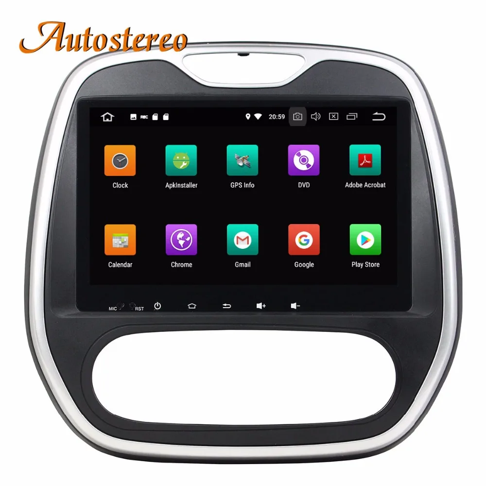Автостерео Android 9 4+ 32G Автомобильный dvd-плеер gps навигация для Renault Capture AT 2011+ головное устройство мультимедийный плеер магнитофон