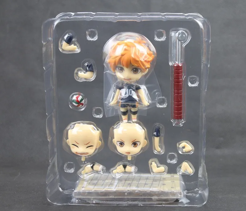 2 шт Хорошая улыбка Nendoroid 489+ 461 Спорт Волейбол комикс Аниме Haikyuu! Tobio Kageyama Shoyo Hinata фигурка