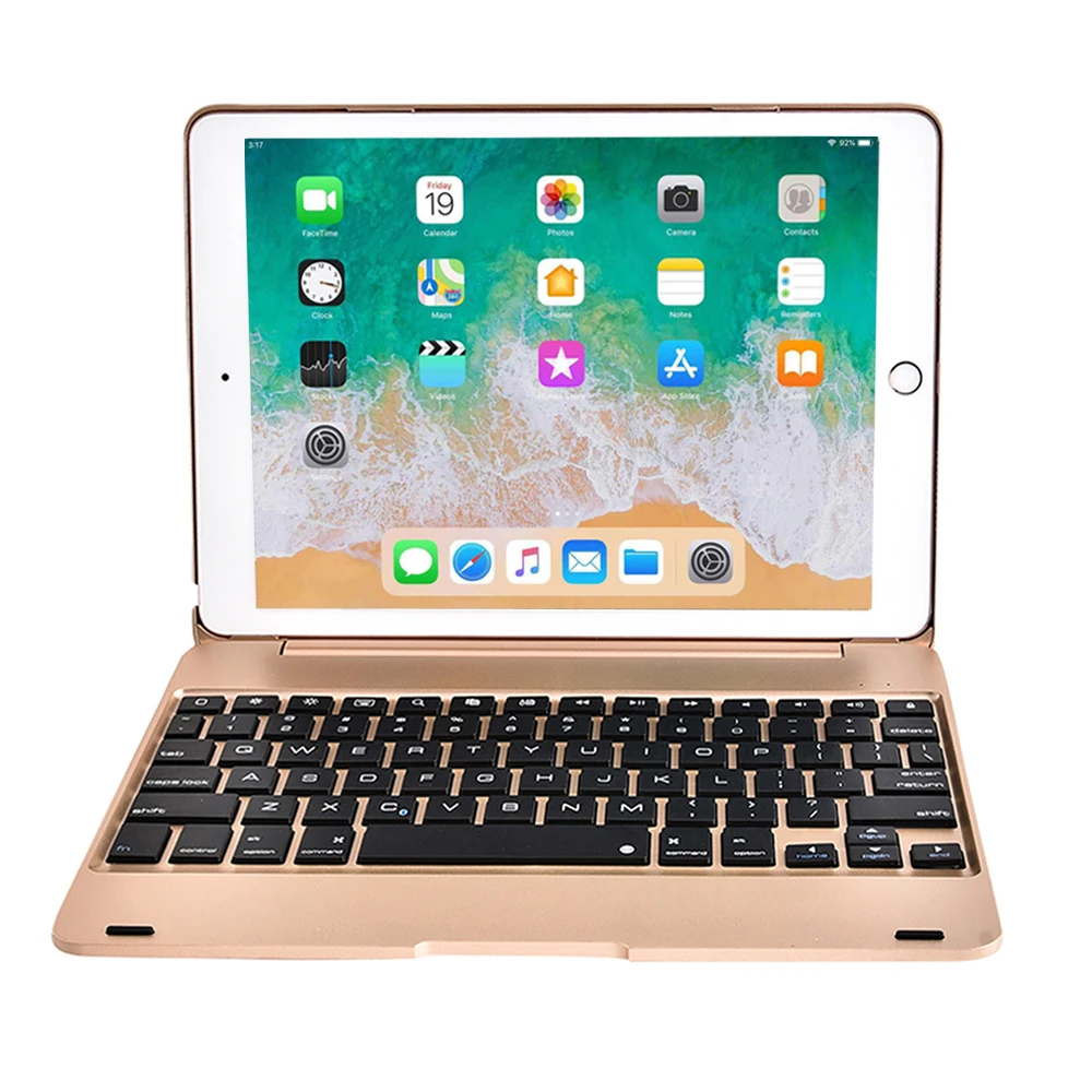 Топ Флип-клавиатура для Apple iPad 9,7 5-го 6-го поколения Bluetooth клавиатура чехол для iPad Air 1 2 5 6 Pro 9,7 чехол