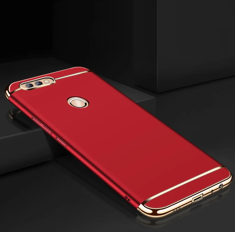 Чехол с гальваническим покрытием 3 в 1 для Huawei mate 20 P20 pro lite 20X honor 9i 10 play 8X max enjoy 9 plus nova
