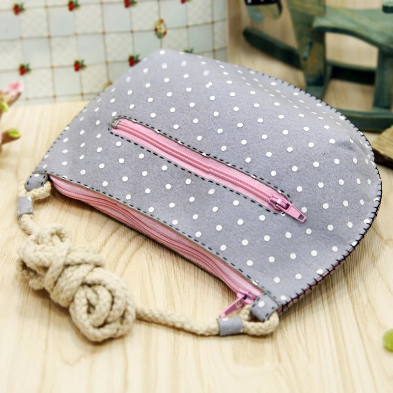 Войлочная ткань ручная работа милый войлочный кошелек сумка Детская на плечо