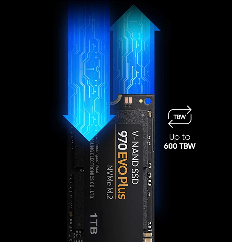 Samsung 970 EVO Plus 250 ГБ 500 1 ТБ NVMe SSD M.2 2280 Внутренний твердотельный жесткий диск PCIe 3 0x4