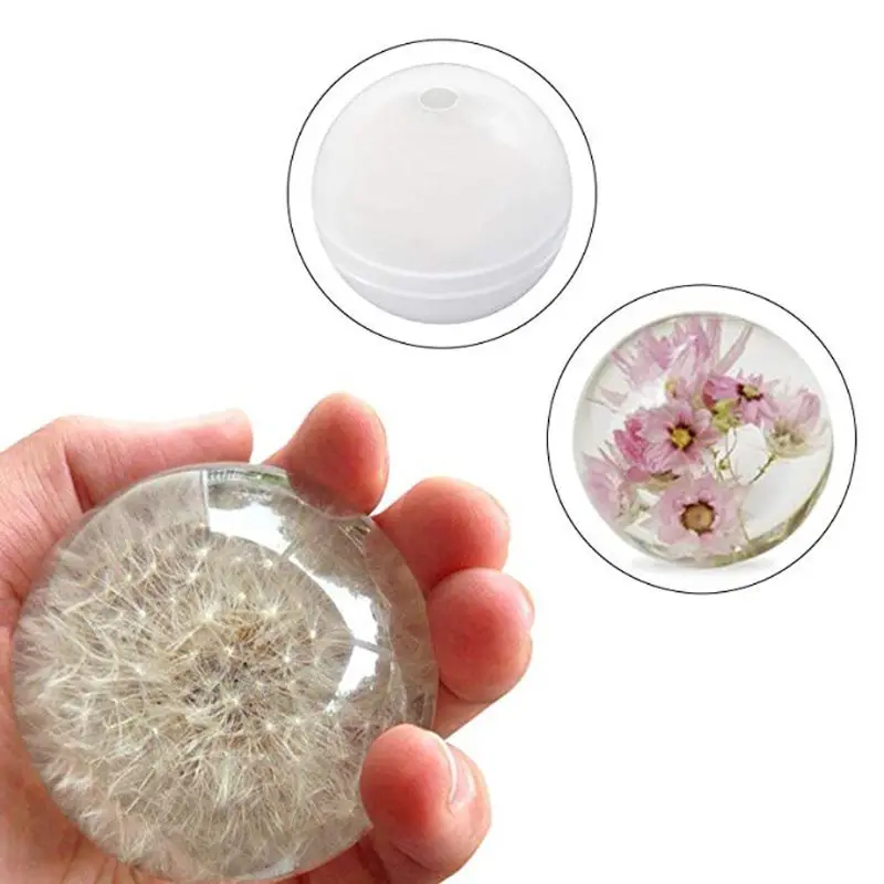 

Круглые силиконовые формы в форме шара для изготовления ювелирных изделий из смолы, Бомбочки для виски, формы «сделай сам», форма для эпокси...