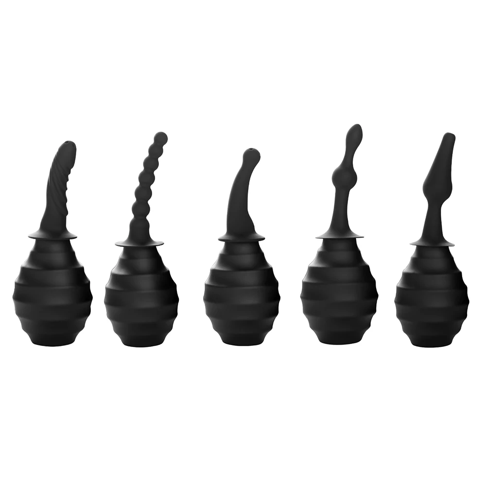Anus Cleaning Sex Silicone Shower Toilet Spray Ass Cleaner Enema Nozzle Bidet Portable Travel |