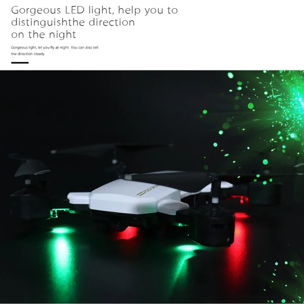 LF609 2,4G Wifi FPV RC Дрон с HD камерой 5 Мп RC Квадрокоптер RTF мини складной долгое время полета 3D флип удержание высоты VS E58