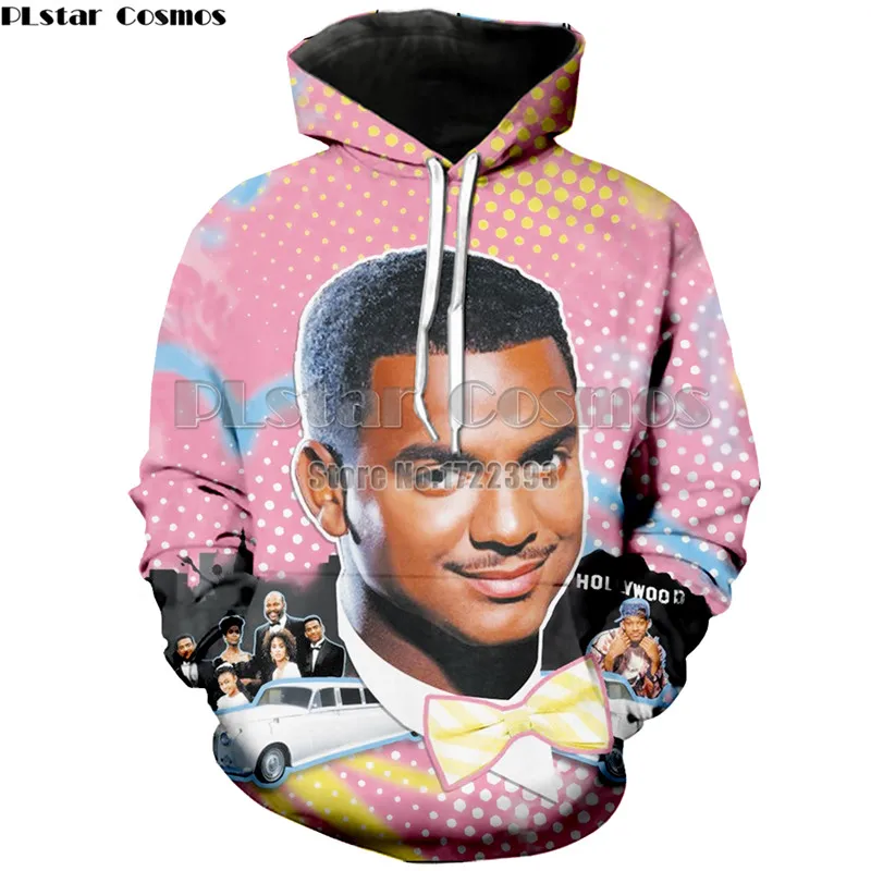 PLstar Cosmos The Fresh Prince of Bel Air одежда для женщин/мужчин забавные толстовки Will Smith& Carlton толстовка с капюшоном спортивная одежда топы