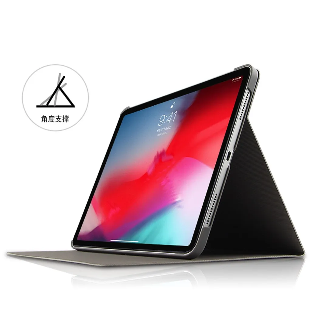 Умный чехол из матовой кожи с магнитной застежкой для iPad Pro 11 2018 откидной функцией