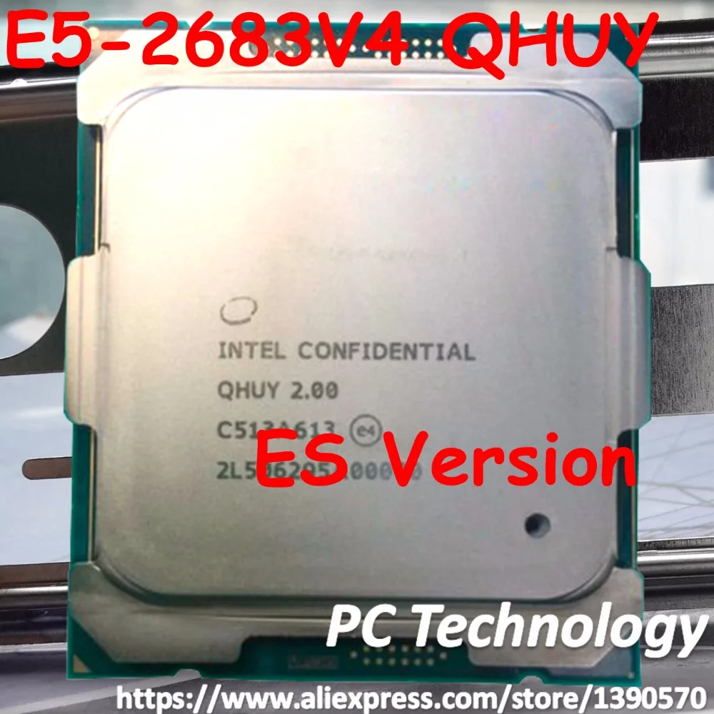 Процессор Intel Xeon ES версии qhuy/qhze E5-2683V4 2,00 ГГц 16-ядер 40 Мб E5-2683 V4 E5 2683 V4 LGA2011-3 E5 2683V4