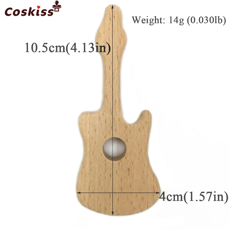 Органический Детский Прорезыватель для зубов деревянный естественное