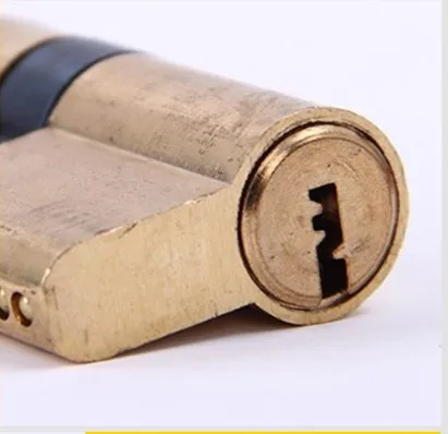 Дверной цилиндр оборудование Смещенный замок 65 110 мм AB ключ защита от кражи