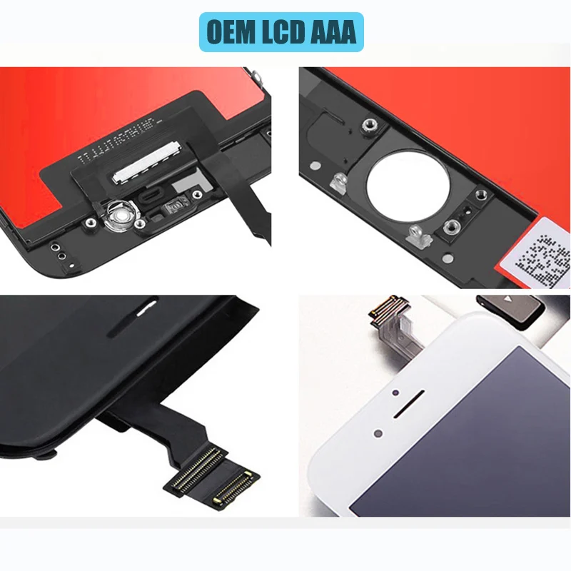 10 шт. ЖК дисплей для iPhone 5S/5/SE/5C экран в сборе дигитайзер Замена с фиксацией
