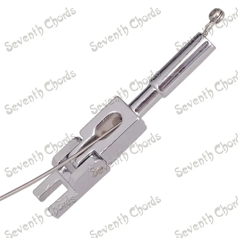 Набор из 6 Хром тремоло мост Заблокированные седла для электрогитары струны