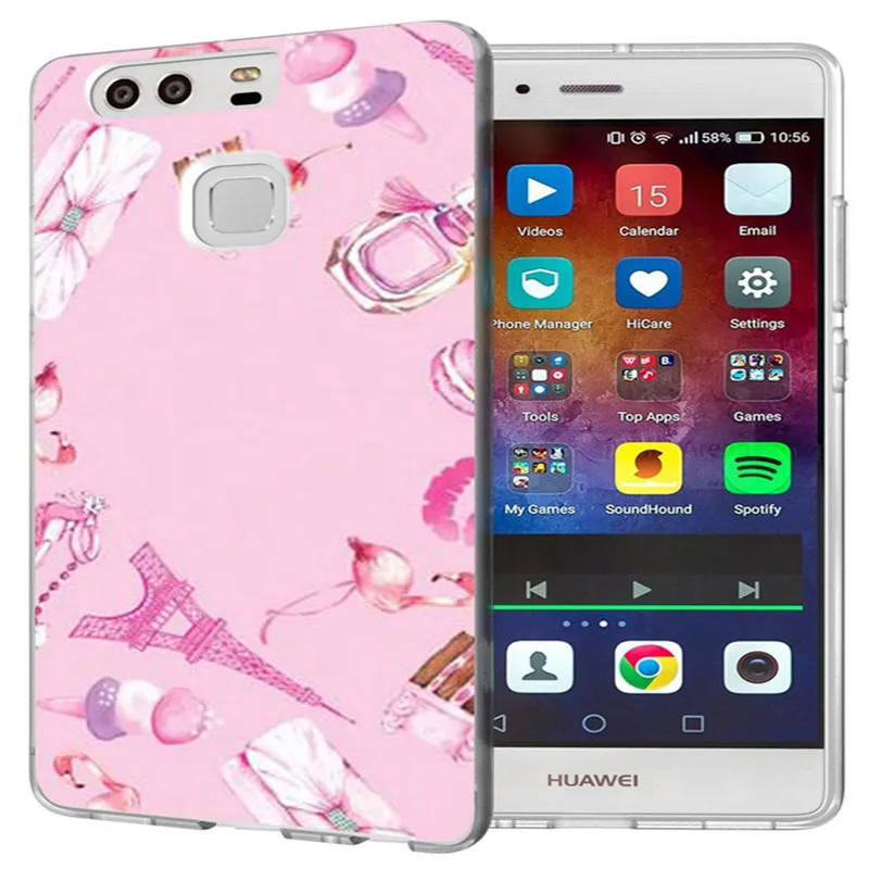 ТПУ класса люкс для Huawei P9 Lite/P8 Lite/P10Lite Y5 II 2 Y5ii Y6 компактный откидная крышка