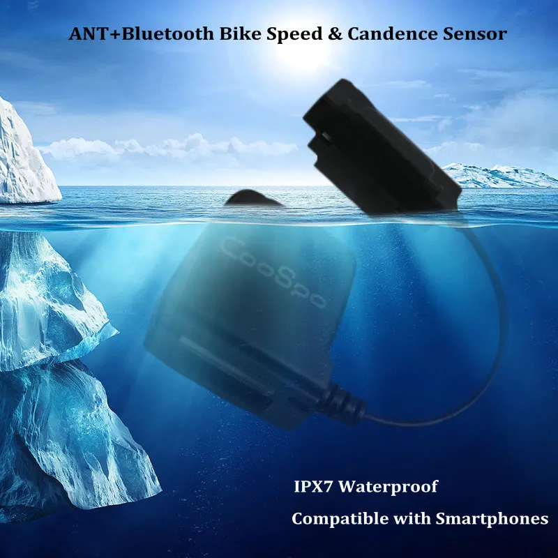 Bluetooth/ANT + Датчик скорости езды на велосипеде беспроводной MTB велосипедный