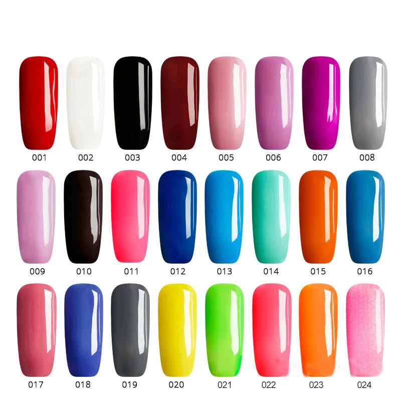 24 Цвета 3-в-1 дизайн ногтей ручка для 3d Nail Art художественного оформления лак нет