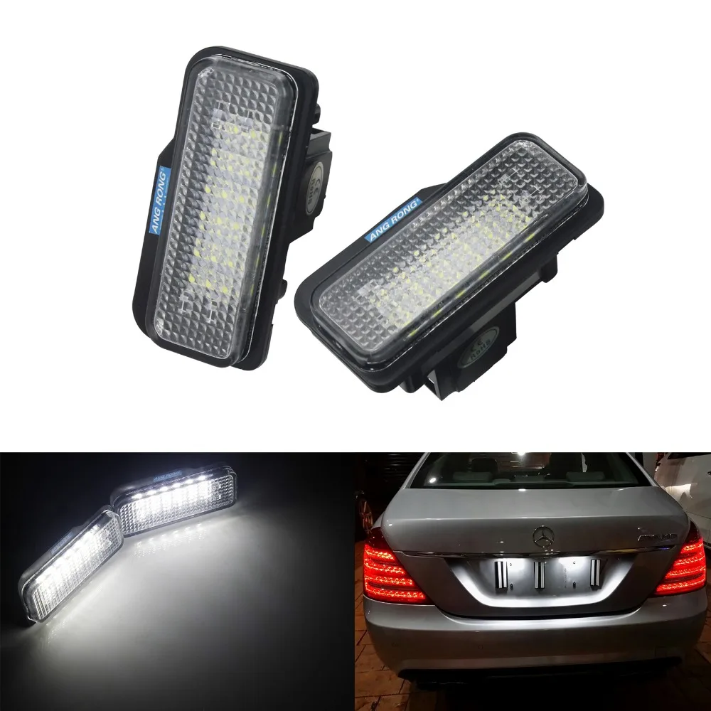 ANGRONG 18 SMD светодиодный задний номерной знак светильник Mercedes C E CLS SLK Class|Фара для