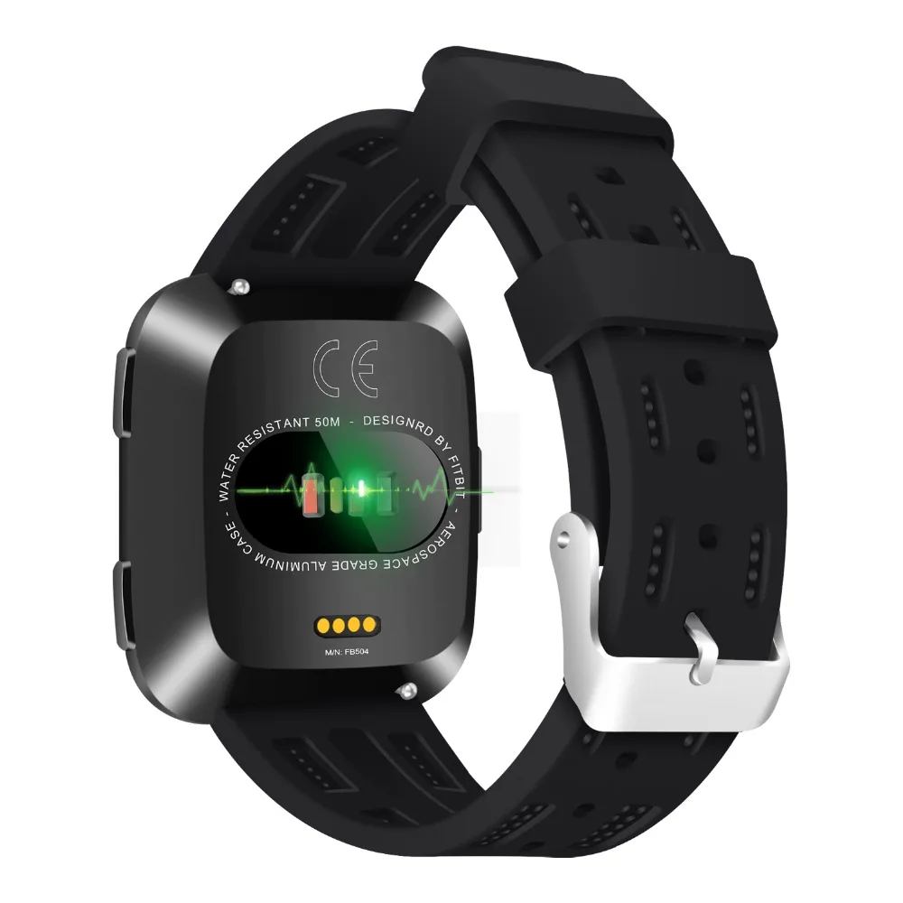 KINGBEIKE 7 Colors Soft Fashion Sport Silicone Watchband For Fitbit Versa Smart Watch Bands Replacement Wrist Bracelet Strap | Наручные