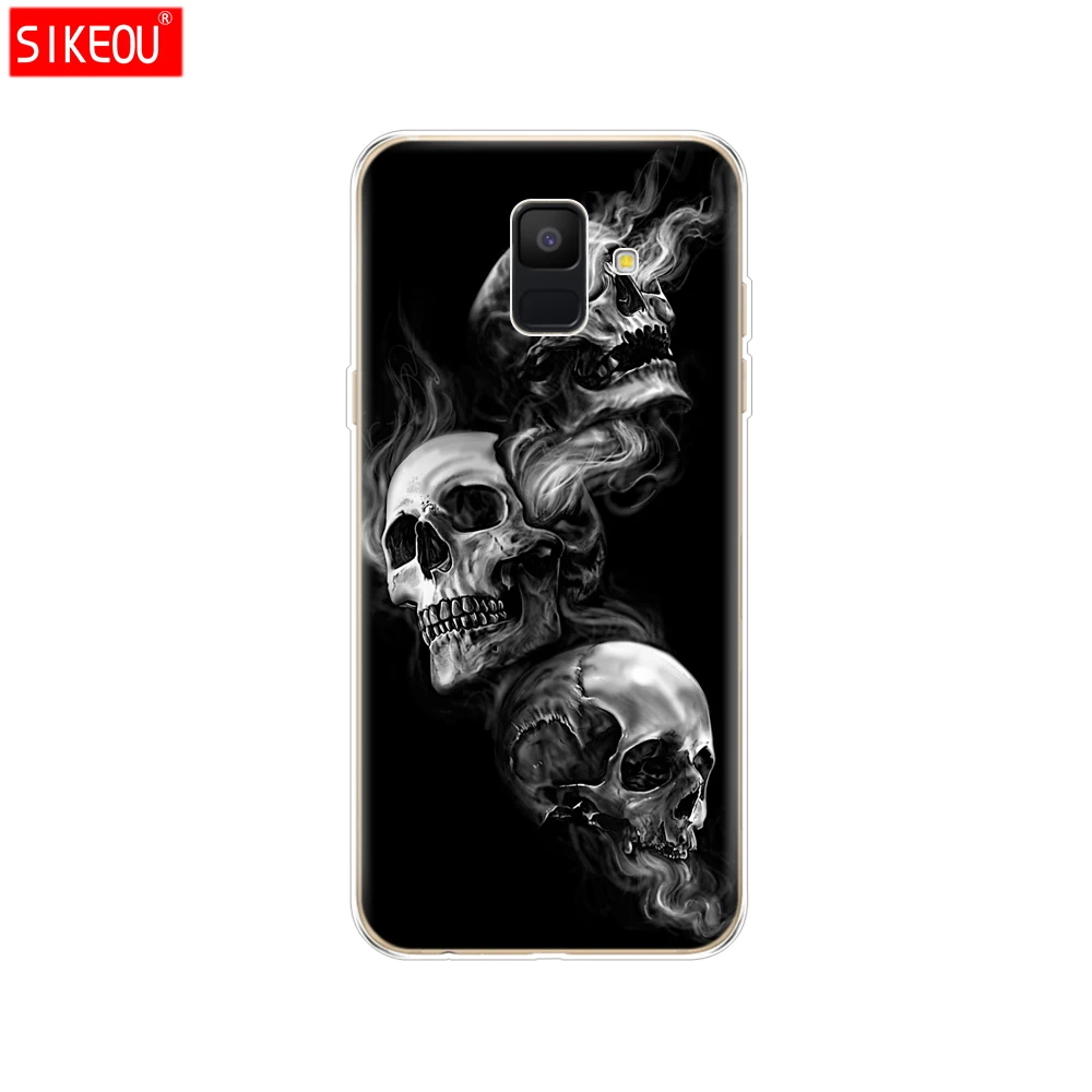 12056 Силиконовый чехол для samsung Galaxy A6 чехол Dual SIM SM A600 A600F для samsung A6 plus A605 A605F чехол защитный чехол - Цвет: 12056