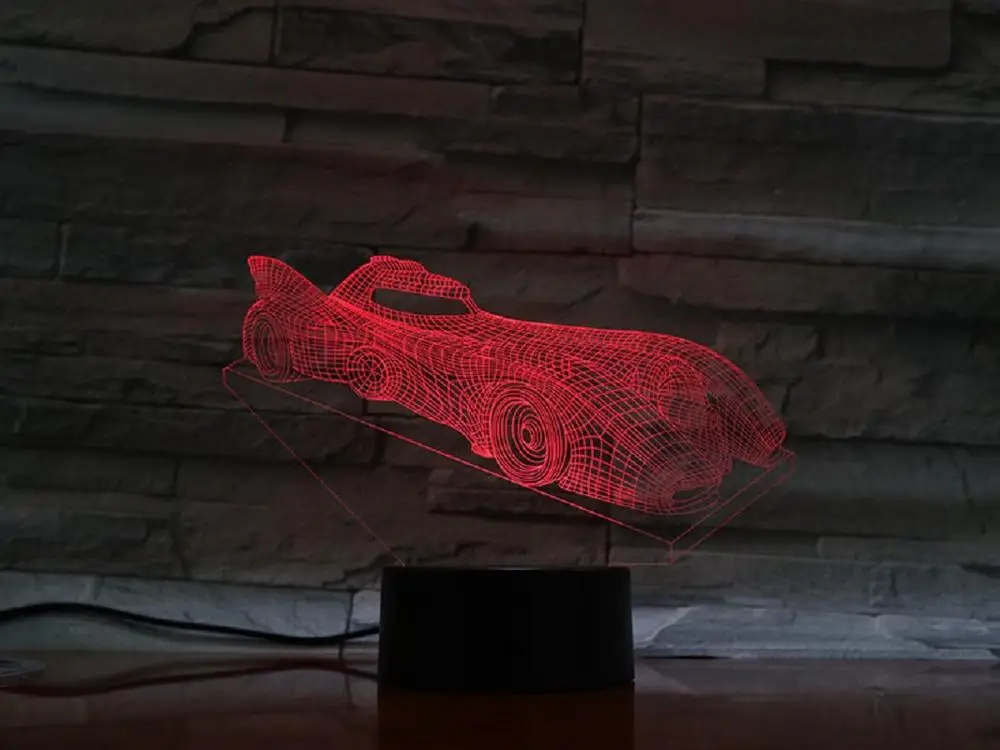 Супер гоночные автомобили скоростные чемпионы гоночный суперкар 3D лампа