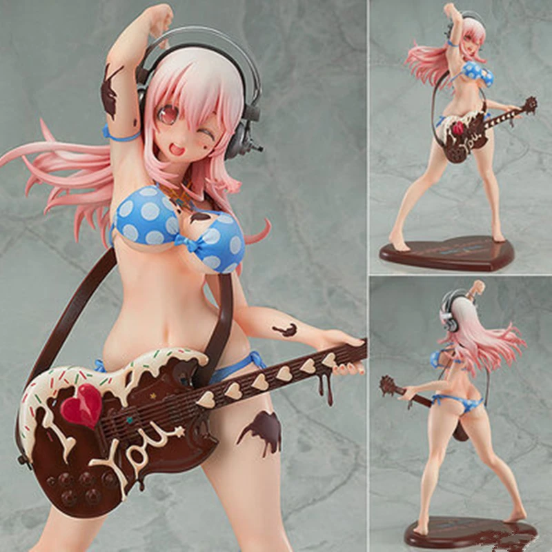 Супер красивая гитара Sonico Сексуальная Офисная Леди OL Ver. Съемная игрушка из ПВХ
