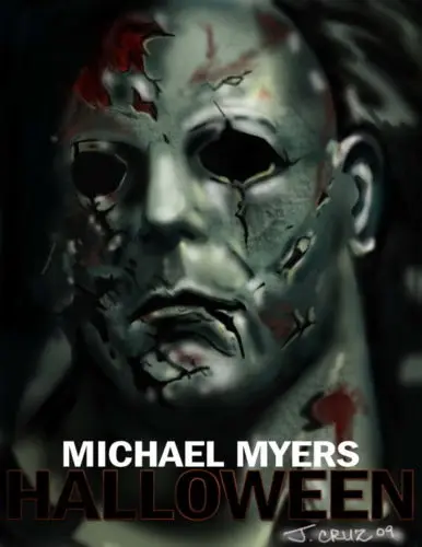 5512 Майкл Майерс Хэллоуин Книги по искусству-настенный Стикеры искусству плакат