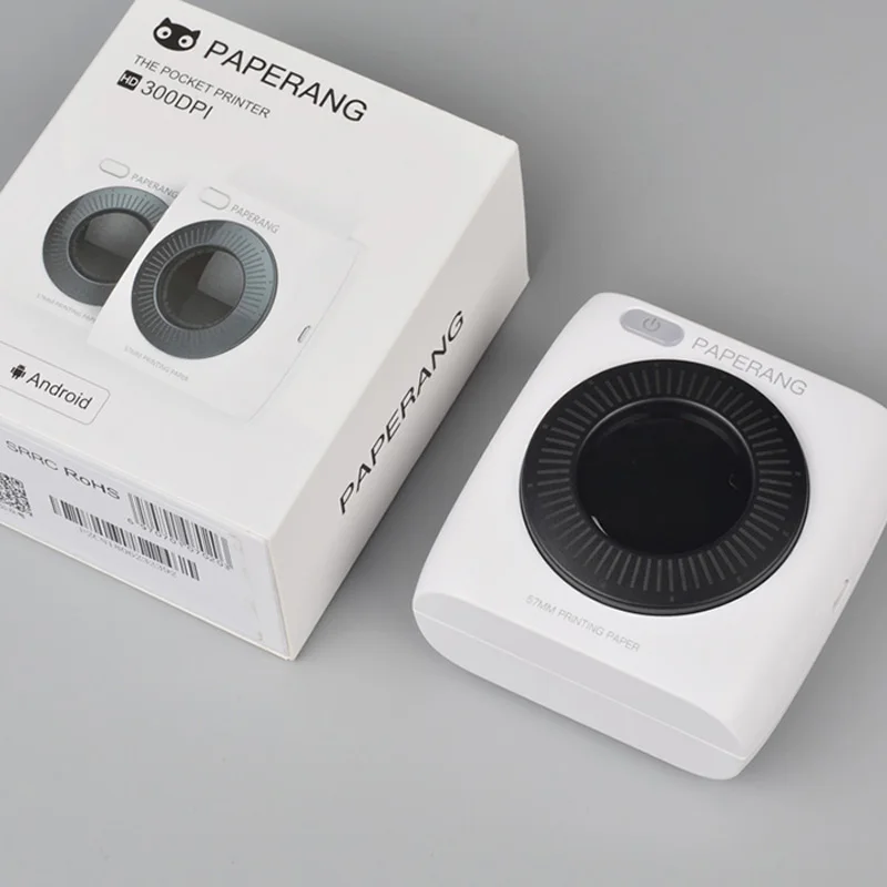 PAPERANG P2 Мини Портативный Bluetooth фотопринтер Карманный термальный принтер для