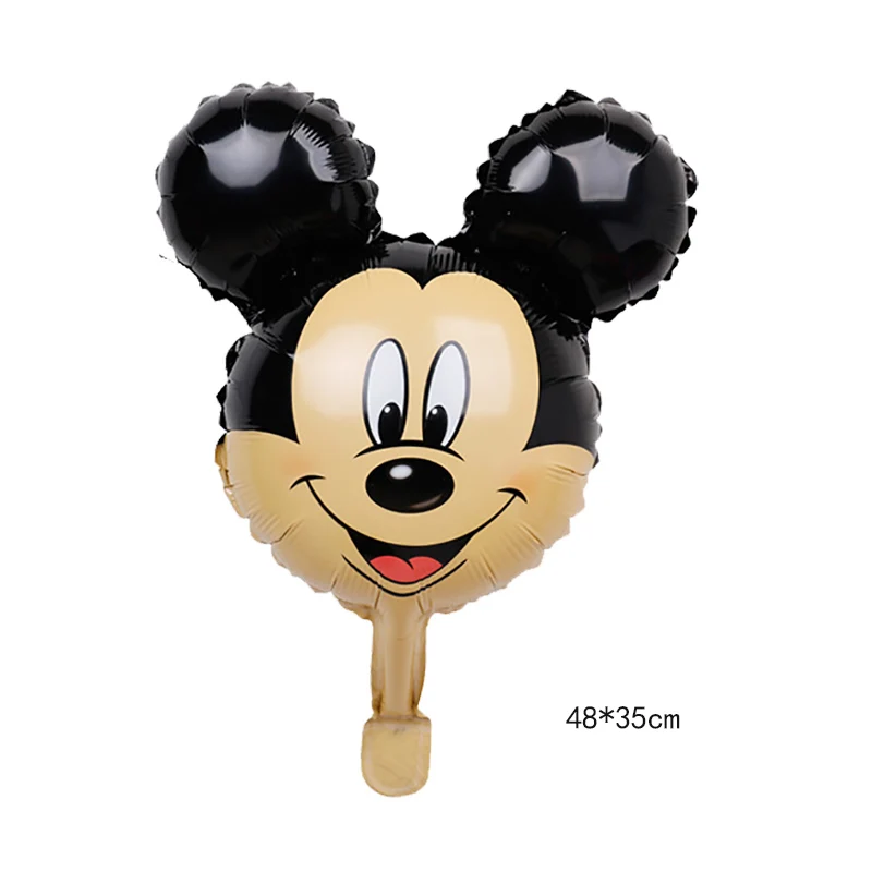 Mickey head Фольгированный шар Микки Минни Маус Детский День Рождения украшения для детских игрушек подарок голова Микки - Цвет: Mickey head