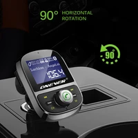 onever car mp3 player fm transmitter car mp3 player 3 1a usb bluetooth 4 1 car mp3 kit support tf card u disk s aux out