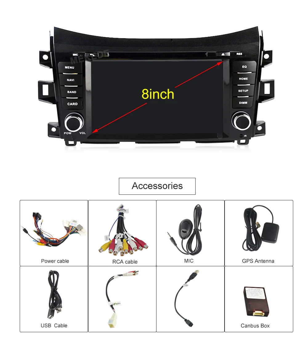 MEKEDE Android 9,0 Автомобильный gps навигатор dvd-плеер для NISSAN NP300 Navara+ мультимедийная лента радио рекордер головное устройство PAD