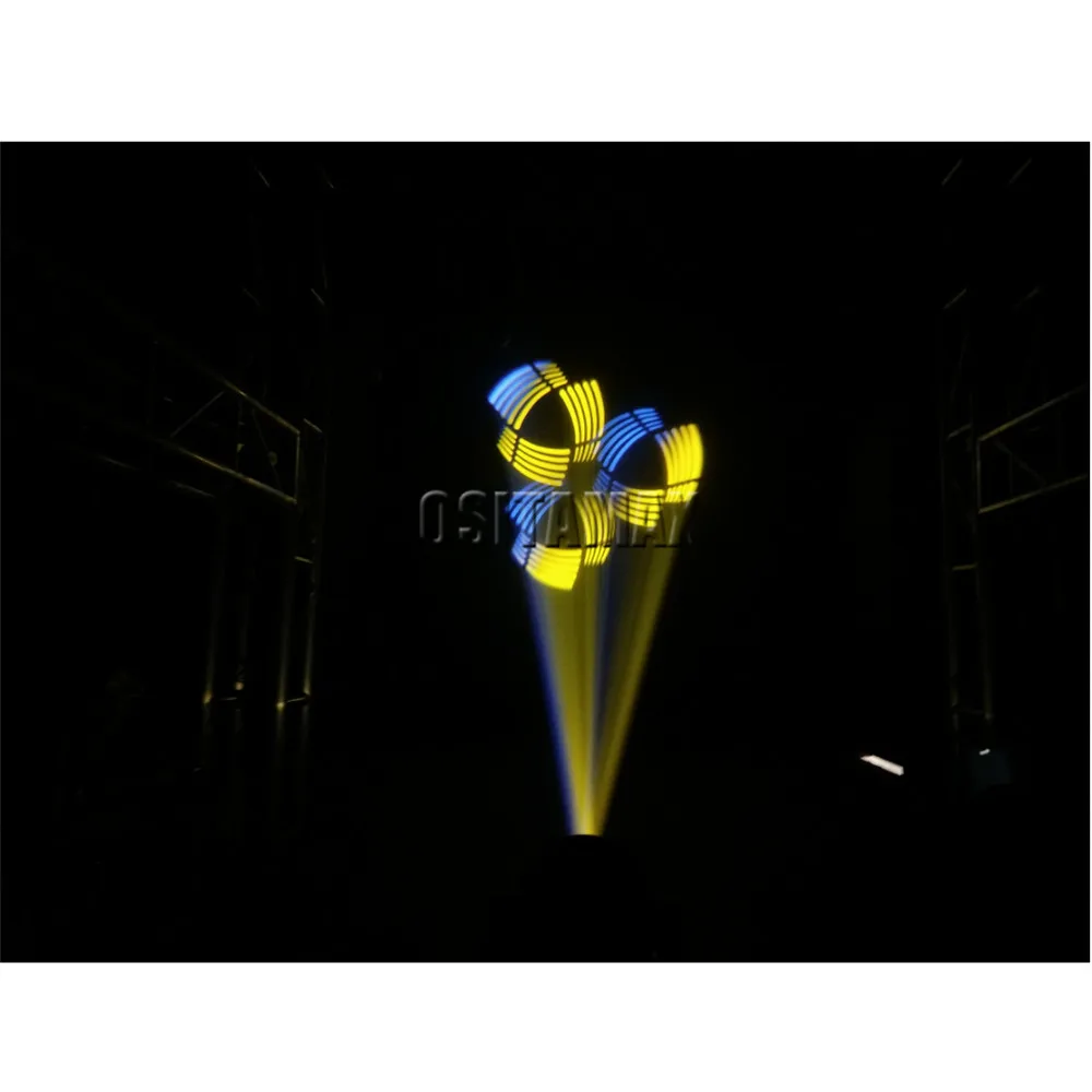 2 шт./лот Lyre LED Луч пятно Moving головной свет 200 Вт 2в1 dmx Gobo узоры Powercon in and out | Освещение