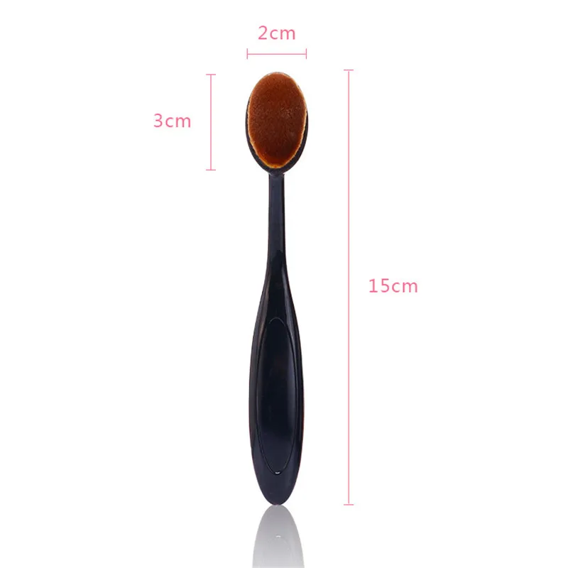 1 PC Makeup Brush Professional Toothbrush Soft Foundation Oval Brushes Liquid Brochas Maquillaje | Красота и здоровье