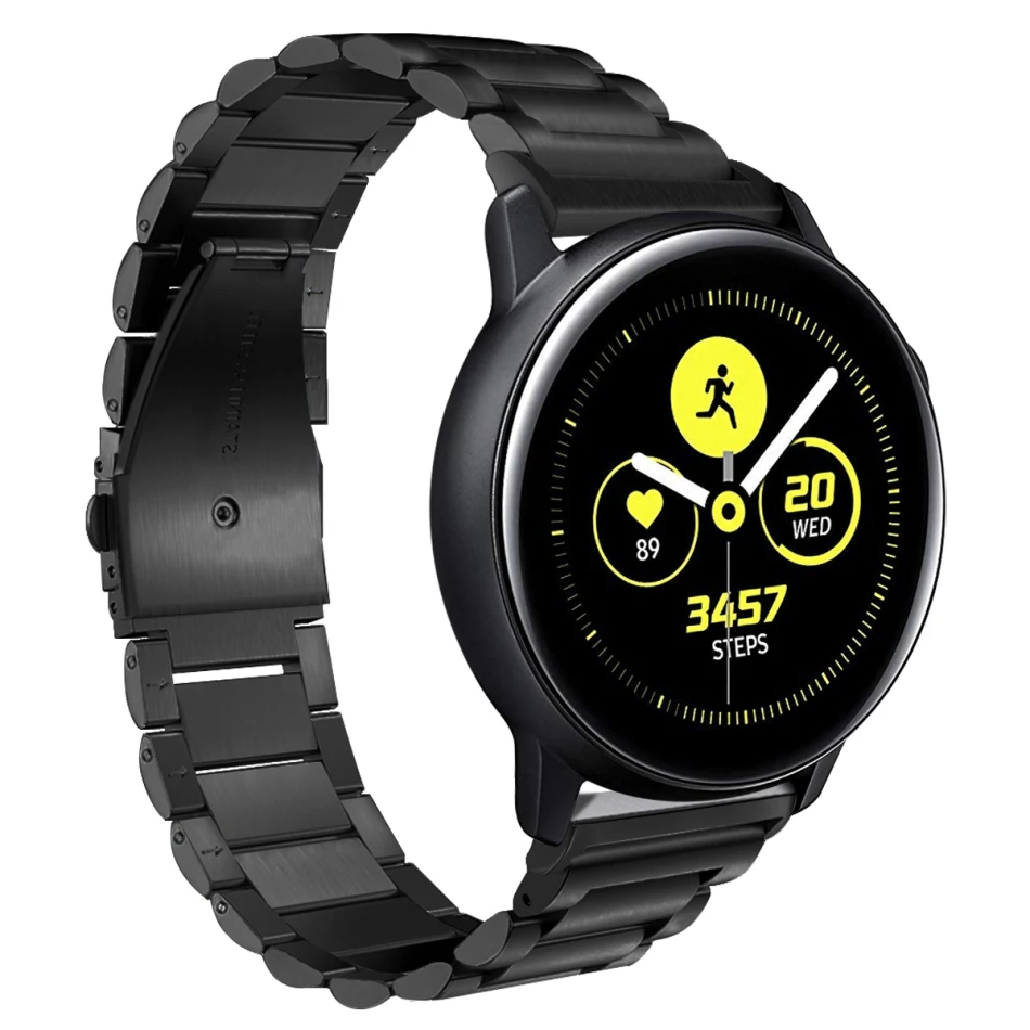 Metal Stainless Steel Strap For Samsung Galaxy Watch Active Good Quality Wrist Smart watch | Электроника