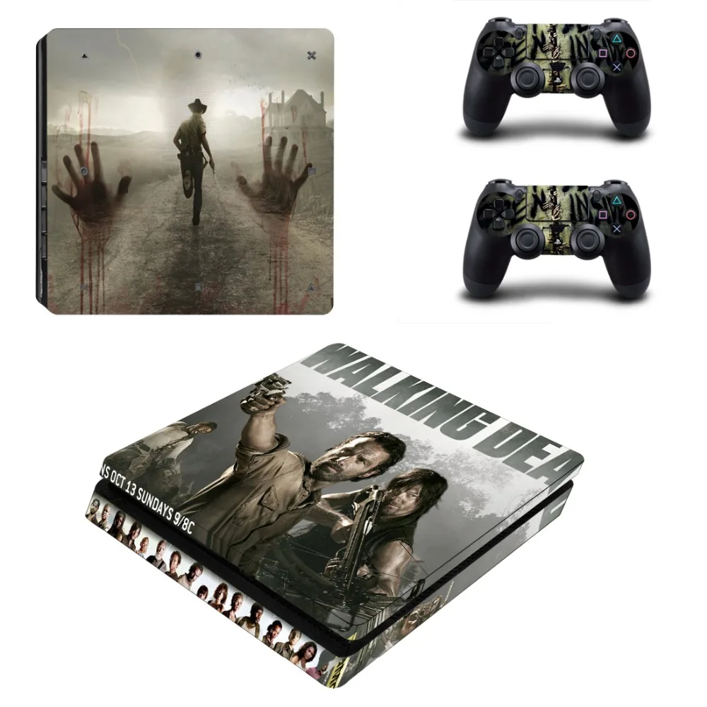 С изображениями из сериала Ходячие мертвецы PS4 тонкий переводная картинка для Sony