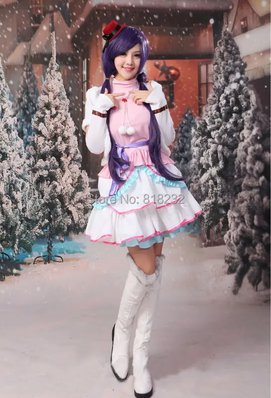 Nozomi Tojo Love Live School Idol Project Snow Halation Vest Tops Dress Uniform Outfit Anime Cosplay Costumes image 3