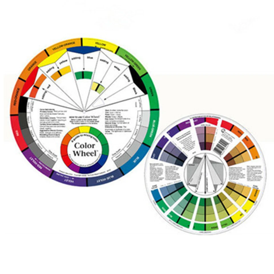 Color Wheel for Eyebrow Lip Microblading Pigment Ink Mixture Palette Maincure Colour Card Salon Tool | Красота и здоровье