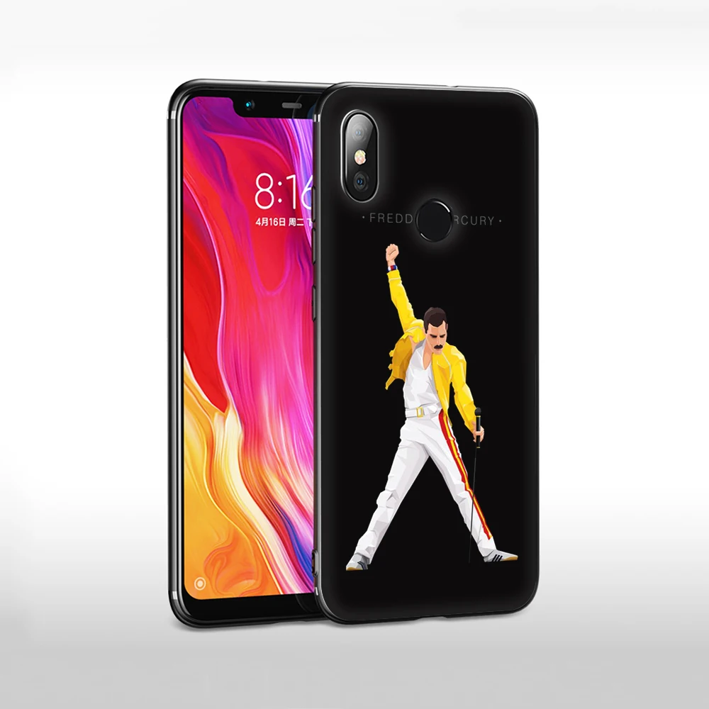 WEBBEDEPP Фредди Меркури Queen ремешок чехол для телефона из ТПУ с принтом "для Xiaomi mi 8 A2 Lite A1 9 SE mi x 2s Max мы собрали воедино 3 для POCOPHONE F1 мягкий чехол