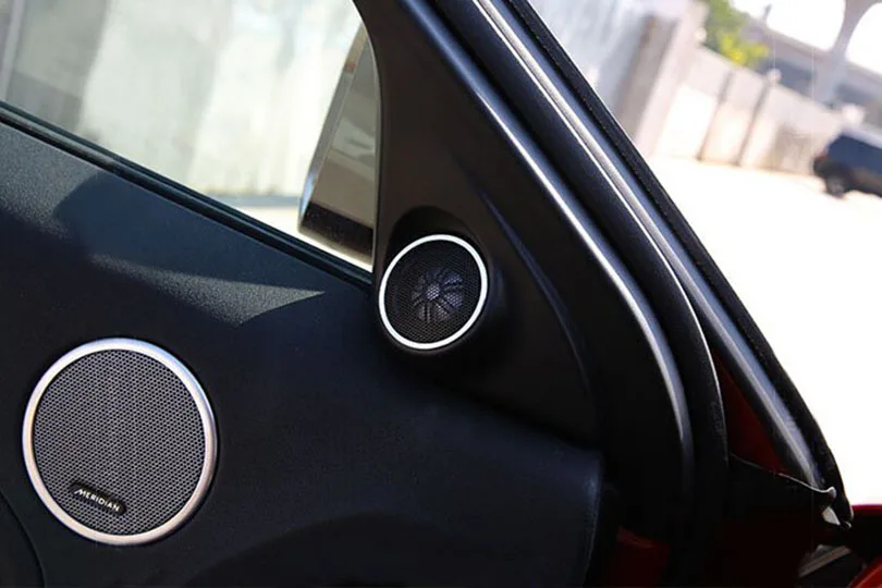 2 шт. алюминиевое кольцо для динамика Range Rover Land Evoque 2012 2013 2014 2015 | Автомобили и