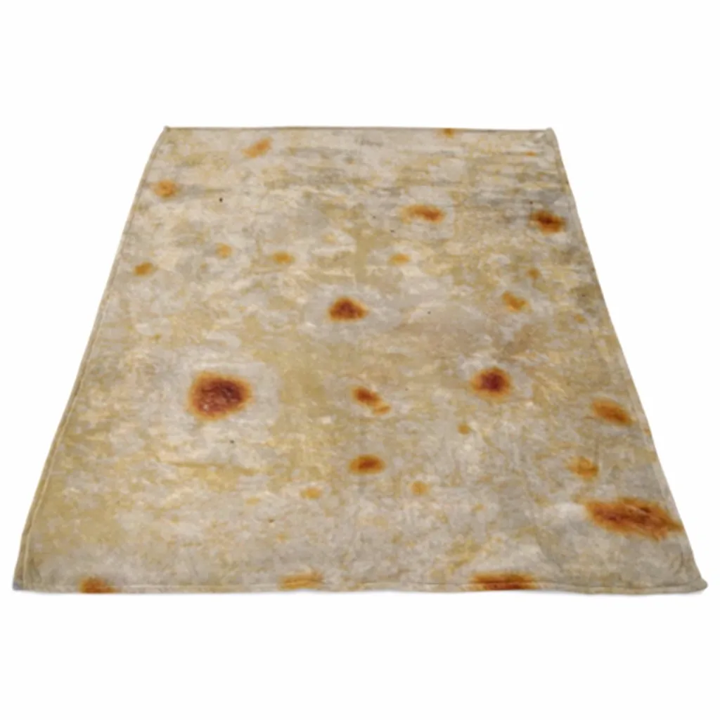 Лучшие продажи 2019 Флисовое одеяло Tortilla Burrito мягкое домашнее украшение