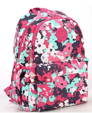 flower 12 TEGAOTE нейлон печати рюкзак Для женщин школьные сумки для девочек-подростков Симпатичные Книга сумка студенческий рюкзак для ноутбука Женский мешок Dos 1317 - Цвет: flower 12
