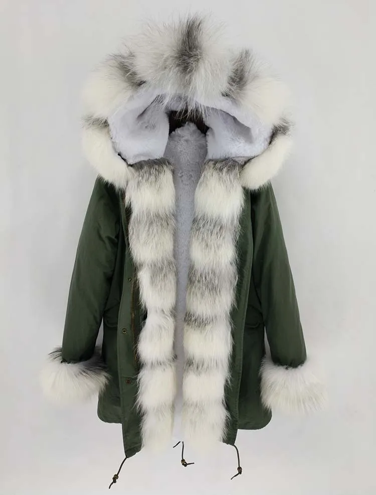 OFTBUY, зимняя куртка, Женское пальто с натуральным мехом, длинная парка, верхняя одежда, парки, натуральный Лисий мех, воротник, капюшон, толстая, теплая, уличная одежда, новинка