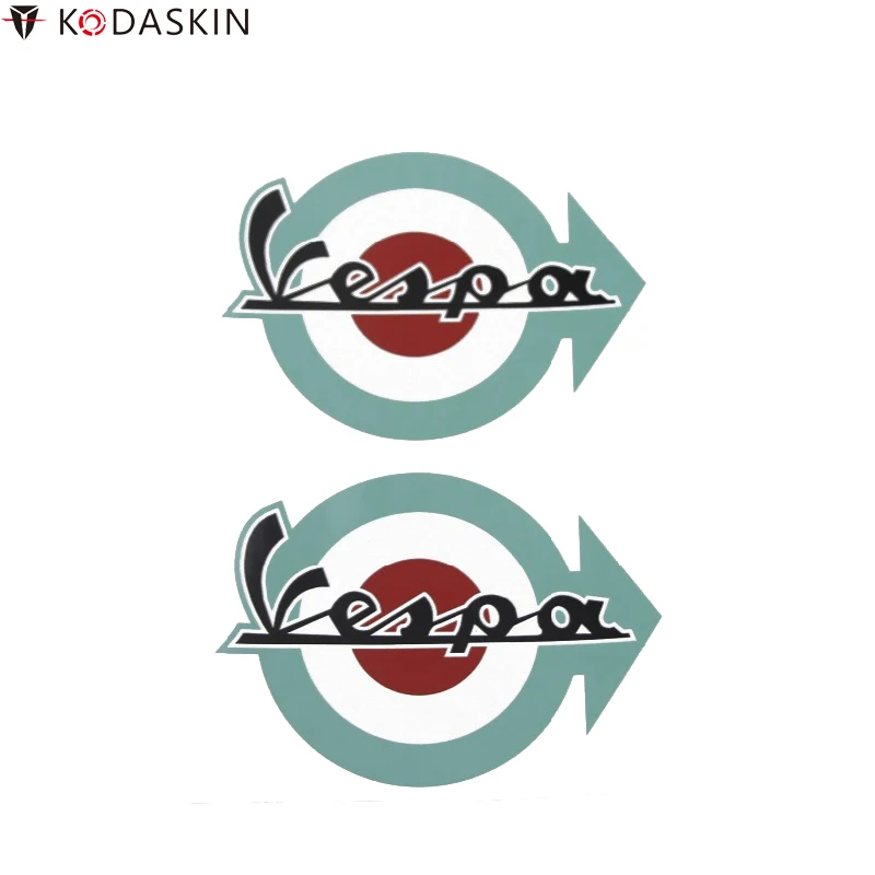 Мотоциклетные виниловые наклейки логотипы пленка Vespa эмблемы 2D и для Piaggio VESPA gts300