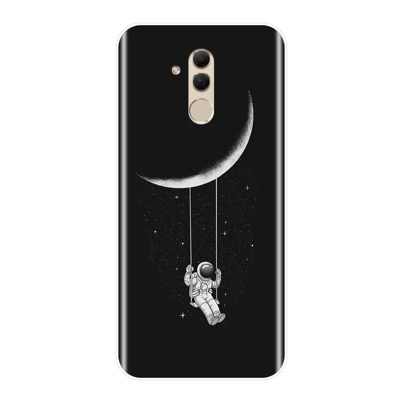 Мягкий чехол для телефона Huawei Mate 7 8 9 10 20 Lite Силиконовый Забавный с изображением