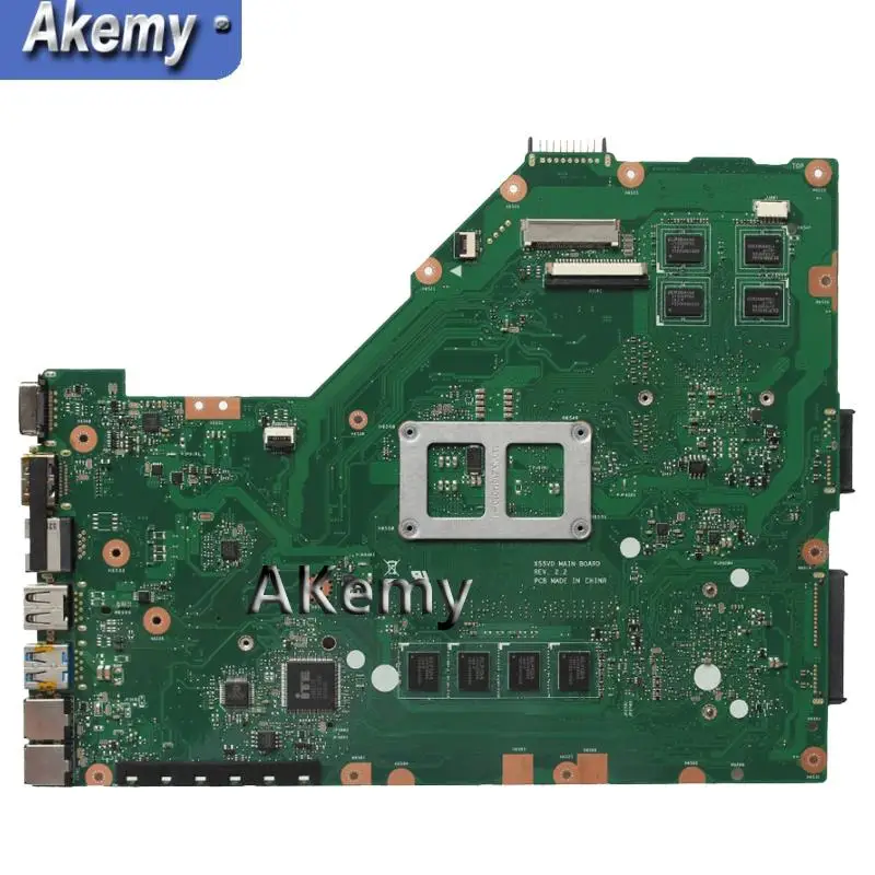 AK X55VD материнская плата для ноутбука For Asus X55V X55 тест оригинальная REV2.1/REV2.2 GT610M 2 Гб