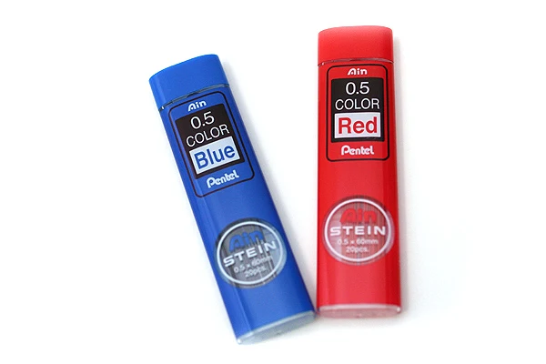 LifeMaster Pentel Stein Улучшенный силиконовый карандаш свинцово красный/синий для