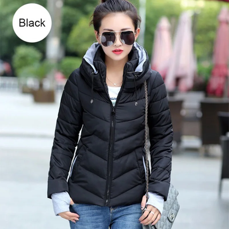 ZOGAA 2019 Winter Jacket Women Parka Outerwear Plus Size S-3XL Full sleeve Thick Cotton Casual Slim Coat Femmel | Женская одежда