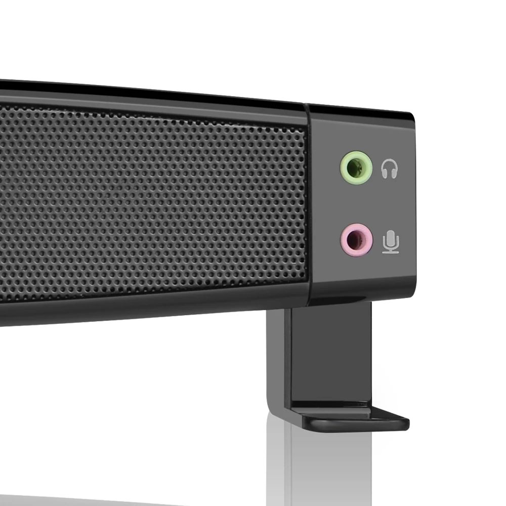 Smalody Саундбар USB мощный динамик для домашнего кинотеатра 5 Вт стерео динамик с микрофон с сабвуфером для телевизора настольный компьютер ПК