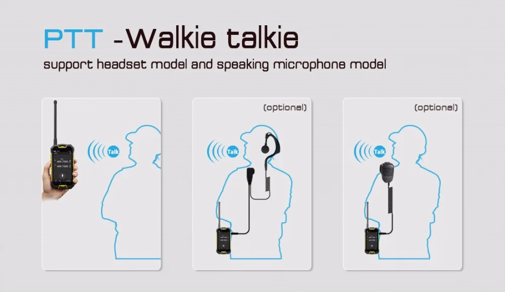 Оригинальный Snopow M5 4G LTE Walkie Talkie PTT смартфон MTK6735 2 ГБ 16 4 5 дюйма NFC OTG 13MP IP68
