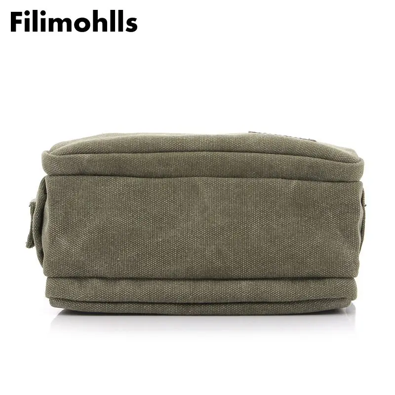 

Multi-functional Casual Messenger Bags Men Canvas Leisure Men Shoulder Bags Vintage Small Crossbody Satchel Bag For Men F-269