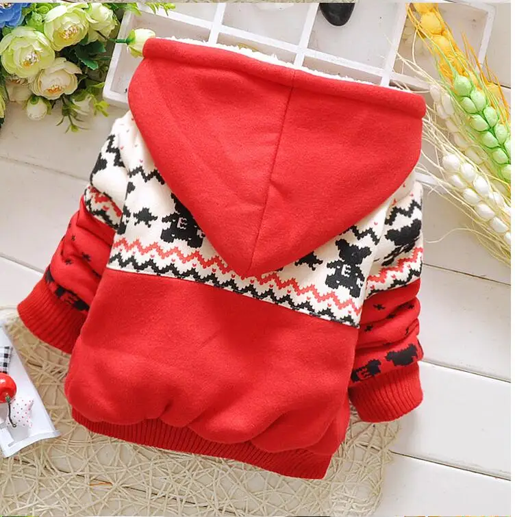 

children winter warm cotton long sleeve jacket,wool with thick cotton-padded clothes,the boys jacket